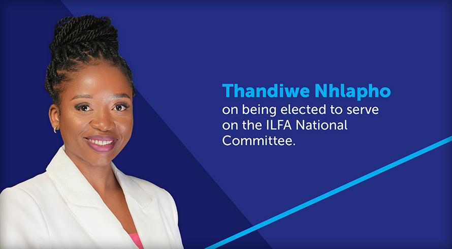 Thandiwe Nhlapho elected to serve on the ILFA National Committee